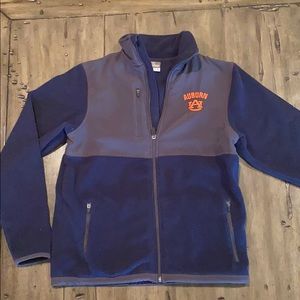 Boys Auburn full zip fleece jacket